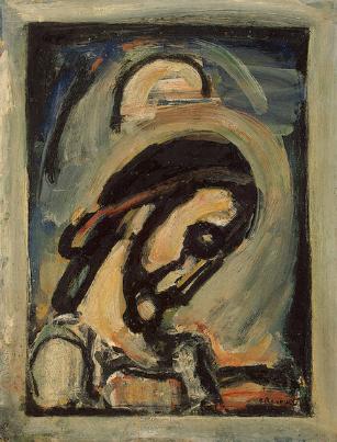 rouault christ in profile