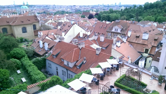 prague castle view